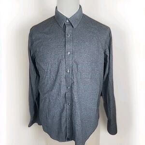 UNTUCKit Shirt Mens Large Gray Green Check Preppy Casual Button Up Cotton